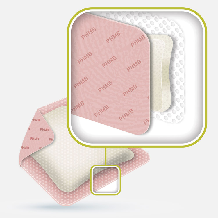 PHMB Foam Dressing Wound Care Range ActivHeal PHMB Foam