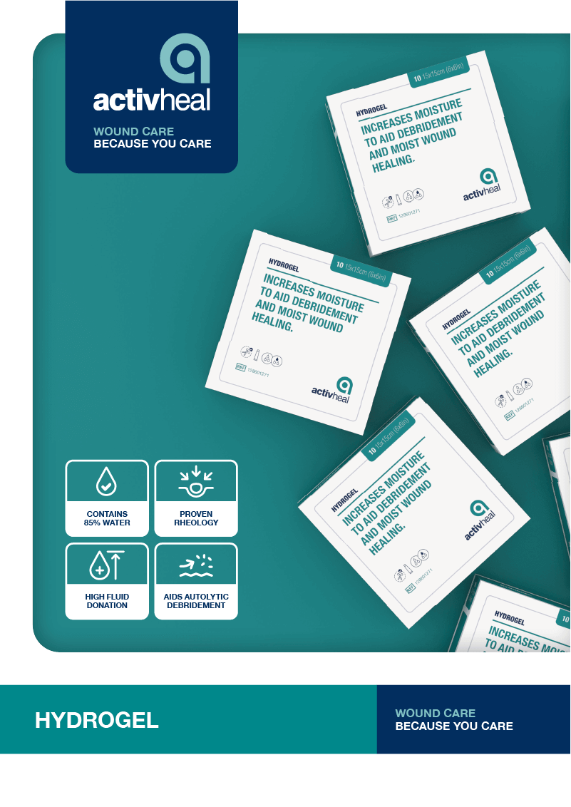 Hydrogel Dressing Wound Care Range ActivHeal Hydrogel